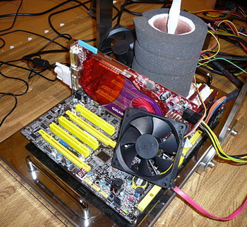 Phenom X4 9950 Black edition under Ln2